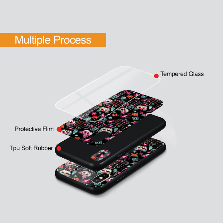 Glass Case Cover for Iphone X