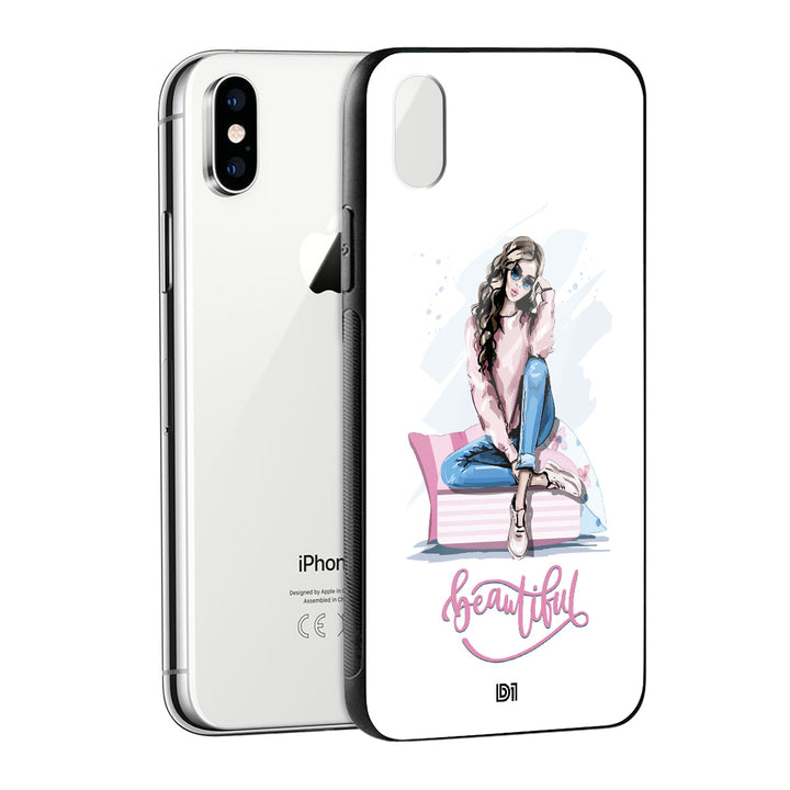 Glass Case Cover for Iphone X