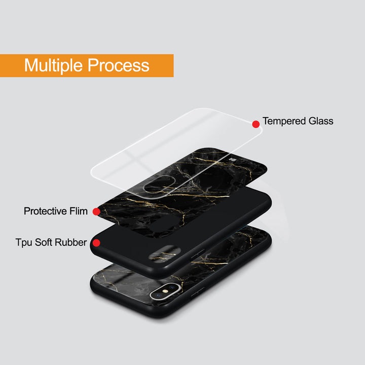 Glass Case Cover for Iphone X