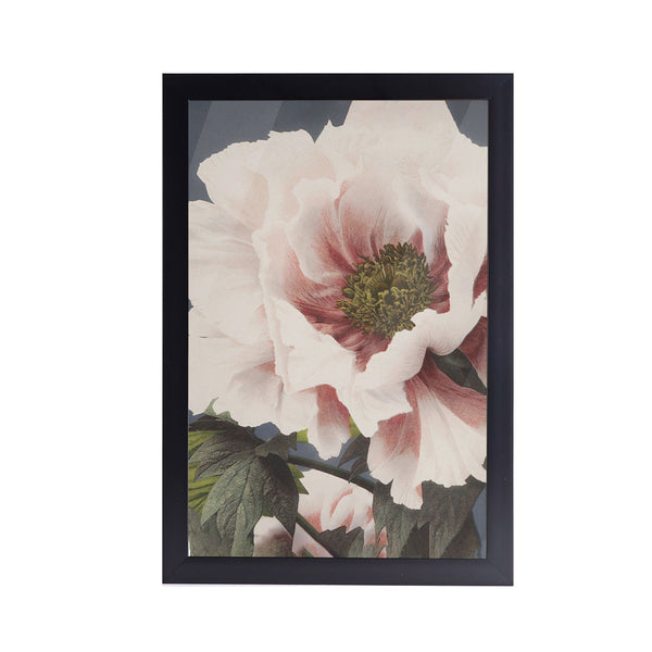 White Rose Acrylic Art Print with Frame