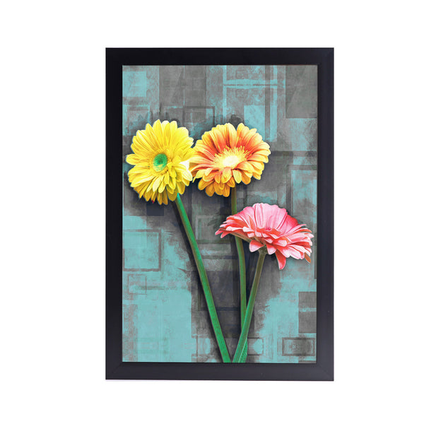 Sun Flower Acrylic Art Print with Frame