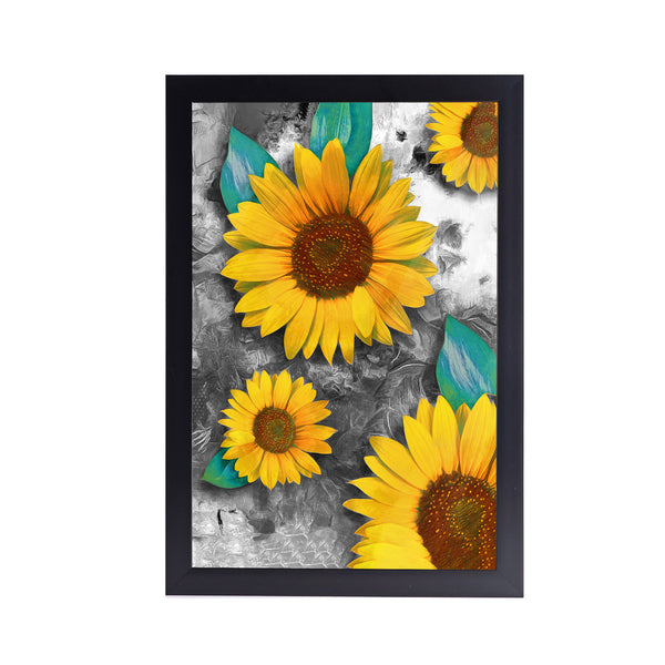 Blossom Flower Sun Acrylic Art Print with Frame