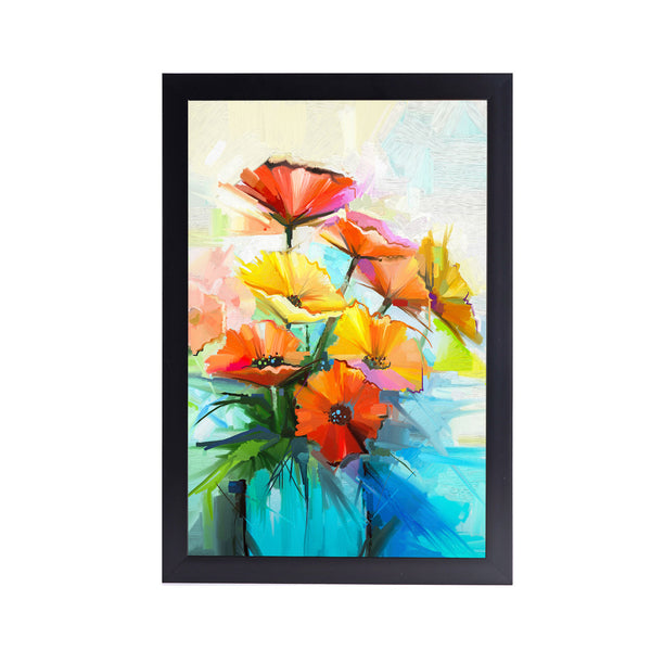 Flower Bunch Acrylic Art Print with Frame