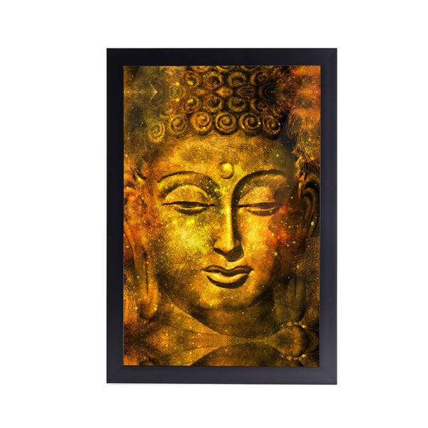 Gautam Buddha Meditation Acrylic Art Print with Frame