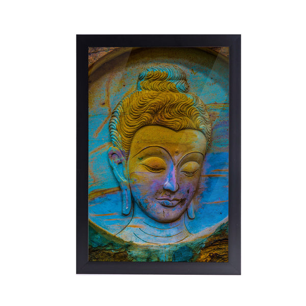 Gautam Budhha Acrylic Art Print with Frame