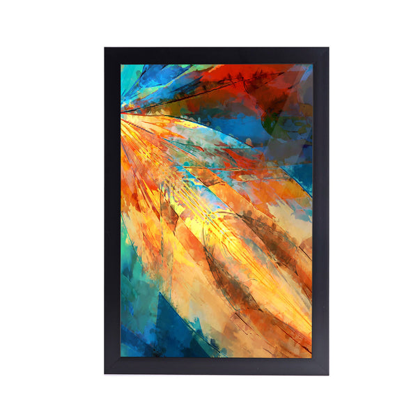 Line Pattren Acrylic Art Print with Frame