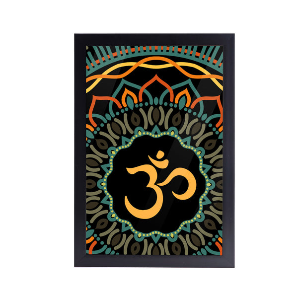 Om Wall Acrylic Art Print with Frame